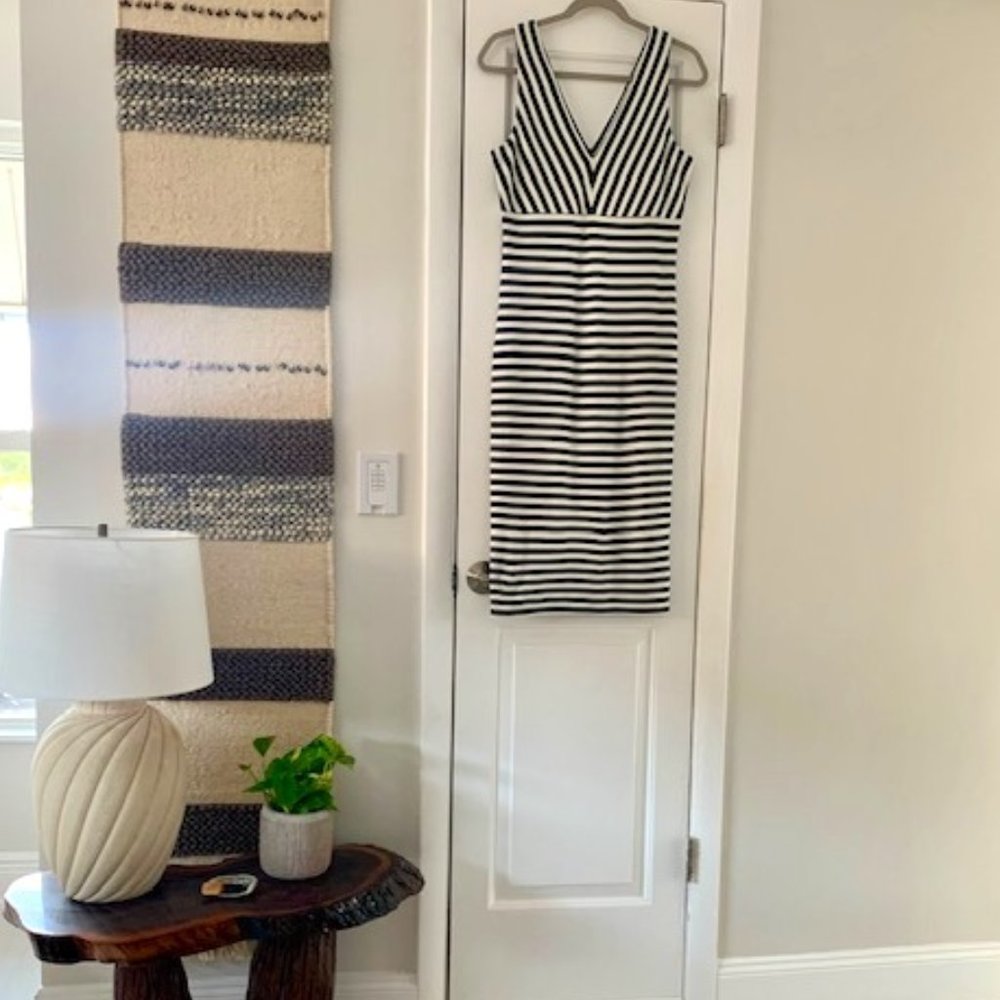 Cupcakes & Cashmere Striped Pencil Dress